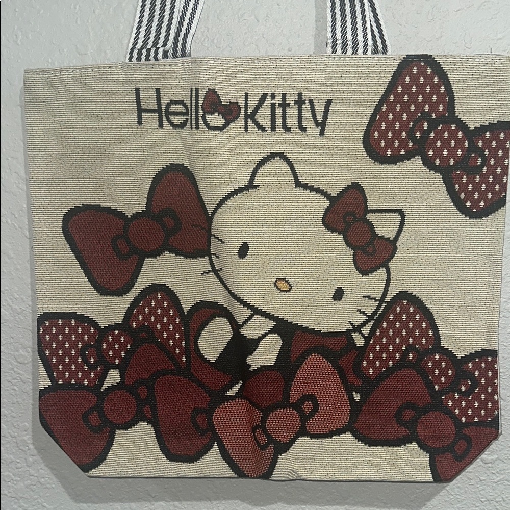 Hello Kitty wovenTote Bag New